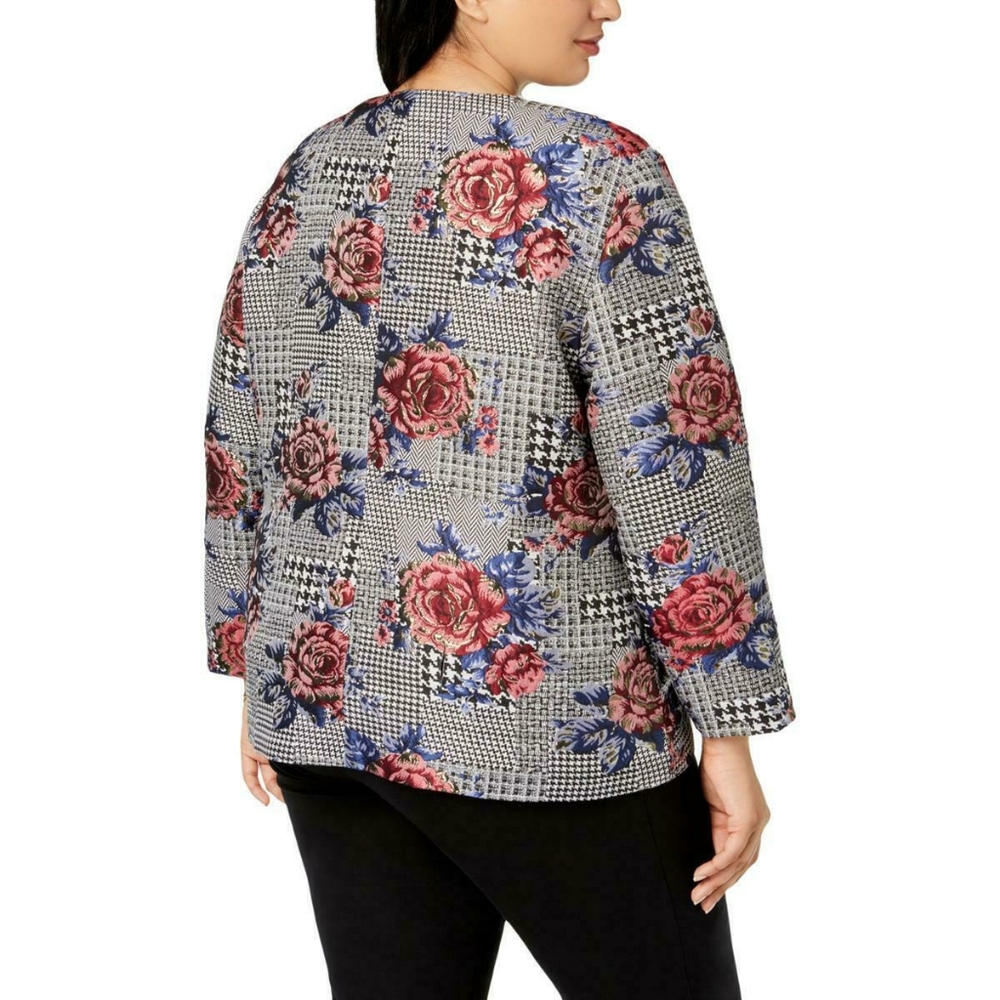 Alfani Floral Blazer Jacket 1X NWT - Picture 2 of 5